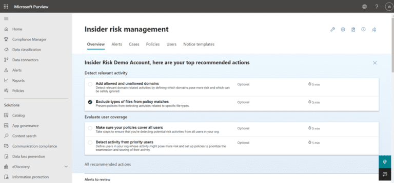 Reduce Data Theft With Microsoft Purview Insider Risk Management