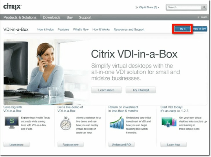 Getting started with Citrix VDI-in-a-box