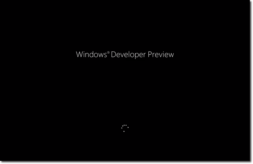 Windows 8 developer preview. Installing Windows developer Preview.