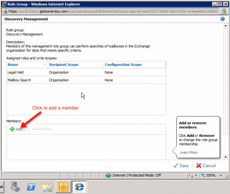 Exchange 2010 RBAC: Role Groups