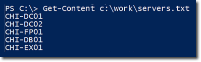 Get Content with PowerShell