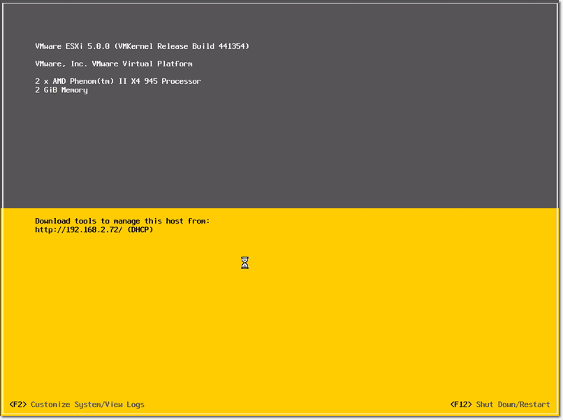 Installing ESXi 2