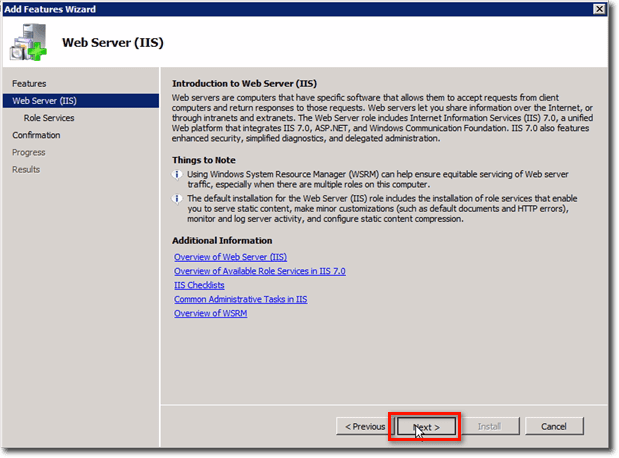 Web Server IIS