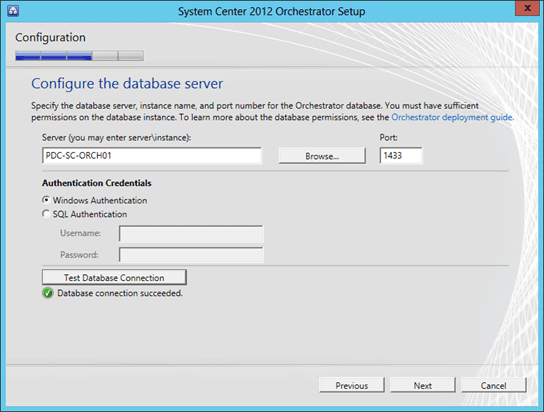 System Center 2012 - Orchestrator: Configuration
