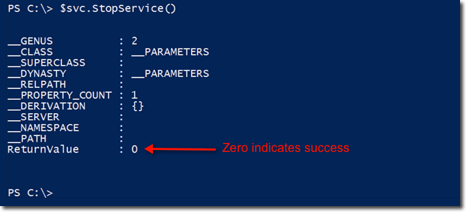 Stop Service Method with PowerShell
