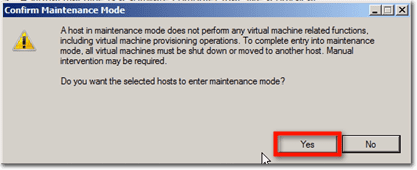 09 confirm maintenance mode
