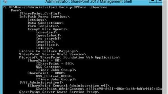 Backing up SharePoint 2013 Service Applications with PowerShell