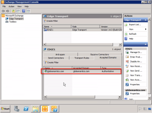 Exchange Transport Accepted Domains