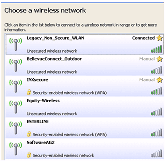 11 choose a wireless network