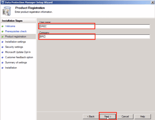 DPM Product Registration