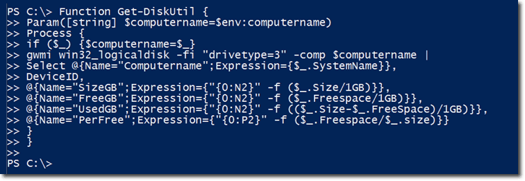 Get Diskutil Function with PowerShell