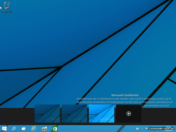 Windows 9 virtual desktops