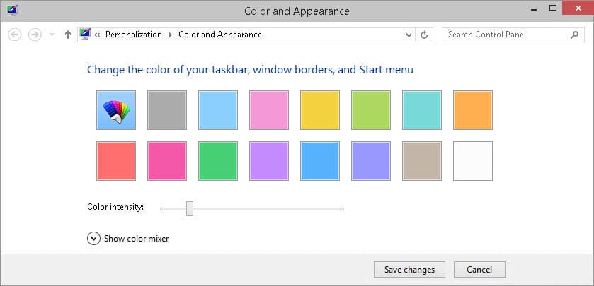 Changing the color of the Windows 10 Start menu (Image Credit: Russell Smith)