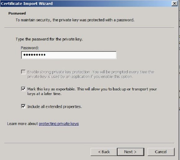 Importing a certificate with the Certificate Import Wizard. (Image Credit: Krishna Kumar)