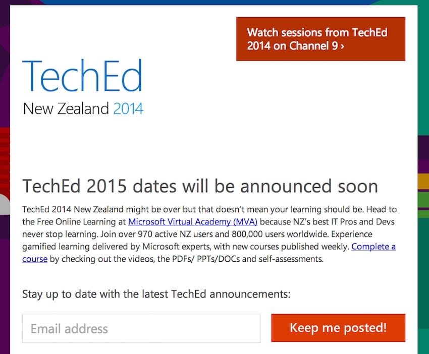 Microsoft TechEd 2015 
