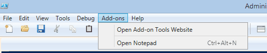 The Open Notepad option has now been added to the PowerShell ISE menu. (Image Credit: Jeff Hicks)