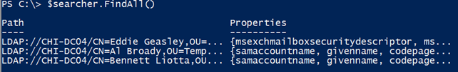 Finding expired user accounts with PowerShell. (Image Credit: Jeff Hicks)
