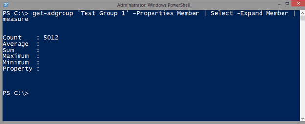 Enumerating members of large Active Directory groups in Windows PowerShell. (Image Credits: Jeff Hicks)