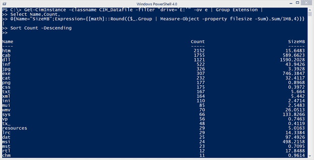 Results of Get-CIMInstance in Windows PowerShell. (Image Credit: Jeff Hicks)
