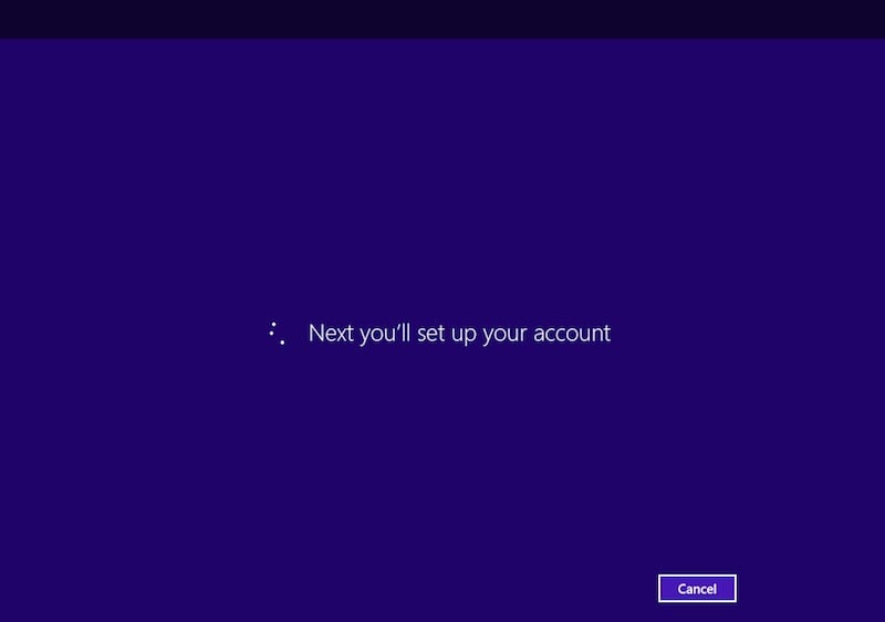 Setting up your Microsoft account in the Windows 10 technical preview. (Image Credit: Daniel Petri)