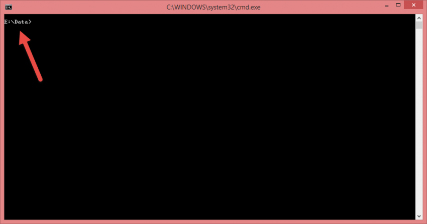 The command prompt is launched in the correct directory. (Image Credit: Daniel Petri)