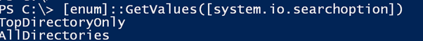 Using GetValues and its SearchOption in Windows PowerShell. (Image Credit: Jeff Hicks)