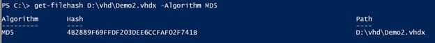 Using MD5 for file hashes in PowerShell. (Image Credit: Jeff Hicks)