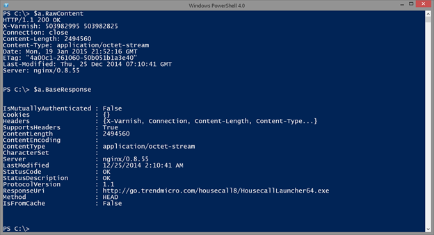 Using the RawContent property to obtain detailed information in PowerShell. (Image Credit: Jeff Hicks)