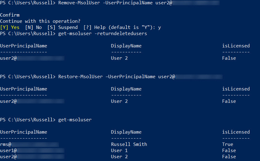 Change and Delete Office 365 User Accounts with PowerShell