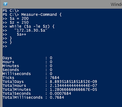 The Measure-Command in Windows PowerShell. (Image Credit: Jeff Hicks)