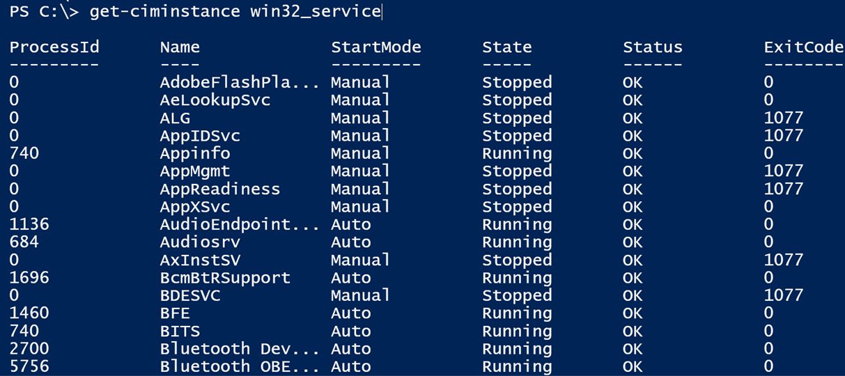 Using the Get-CIMinstance cmdlet in Windows PowerShell. (Image Credit: Jeff Hicks)