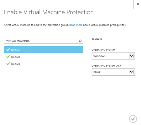 Enabling Hyper-V virtual machine replication in Azure Site Recovery. (Image Credit: Aidan Finn)