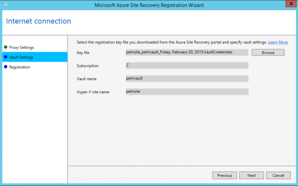 Register a host with Azure Site Recovery (Image Credit: Aidan Finn)