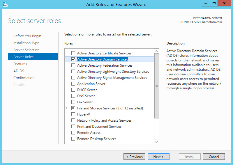 Install the Active Directory Domain Services server role (Image Credit: Russell Smith)