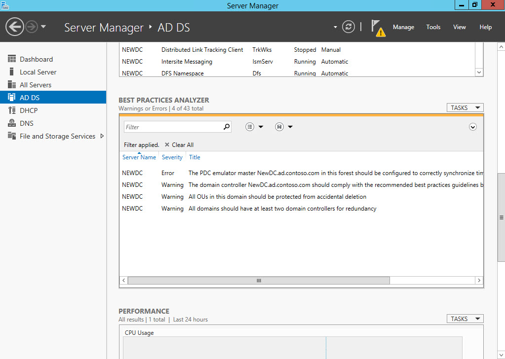 Run the Best Practices Analyzer in Server Manager (Image Credit: Russell Smith)