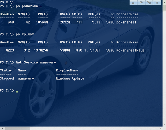 A transparent console thanks to Idera's PowerShell Plus. (Image Credit: Jeff Hicks)