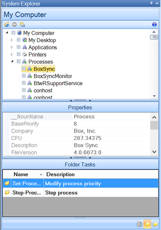 The PowerShell Plus System Explorer. (Image Credit: Jeff Hicks)