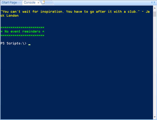 The console tab in PowerShell Plus. (Image Credit: Jeff Hicks)