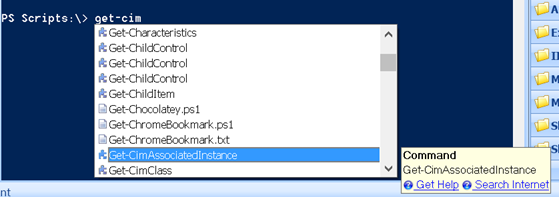PowerShell Plus includes Intellisense type in the console. (Image Credit: Jeff Hicks)