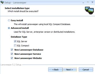 Installing Lansweeper for use with SQL Server. (Image Credit: Jeff Hicks)