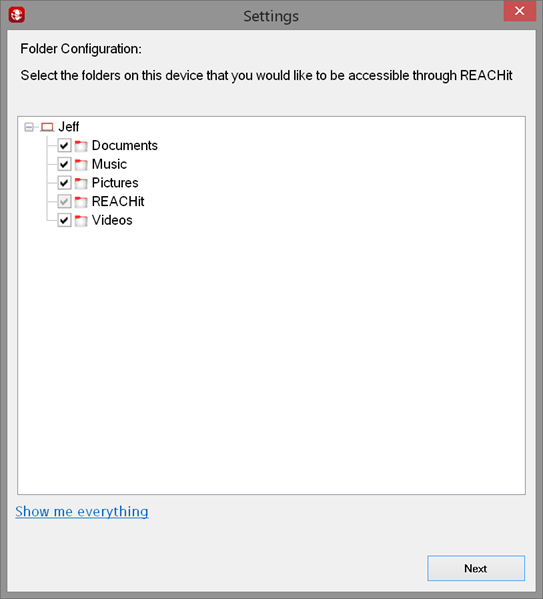 Folder configuration settings. (Image Credit: Jeff Hicks)