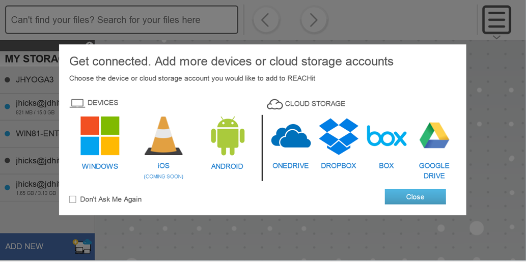 Connecting cloud storage accounts. (Image Credit: Jeff Hicks)