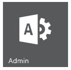 The admin icon in the Office 365 portal. (Image Credit: Theresa Miller)