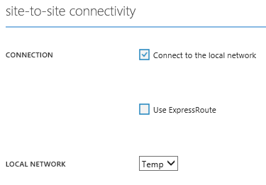 Enable site-to-site connectivity (Image Credit: Aidan Finn)