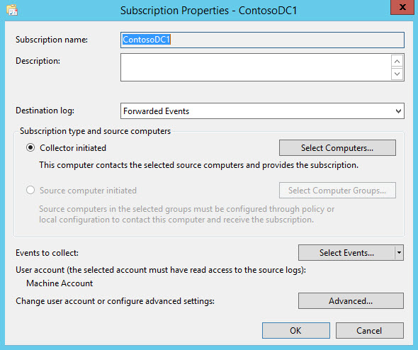 Set up a new subscription in Event Viewer (Image Credit: Russell Smith)