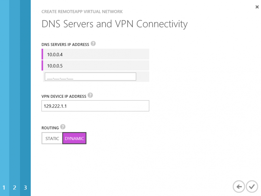 Entering DNS and public IP addresses for your server network (Image Credit: Aidan Finn)