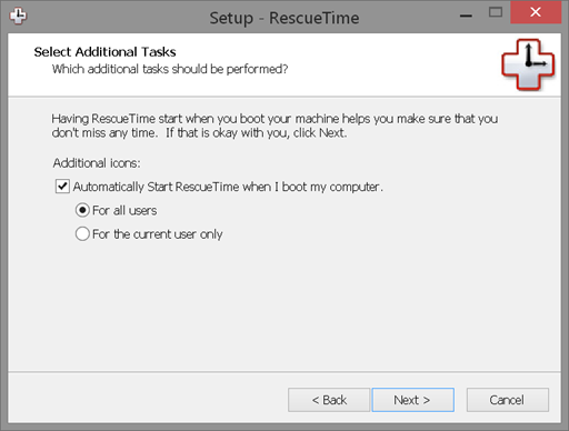 Selecting option to automatically start RescueTime after computer boot. (Image Credit: Jeff Hicks)