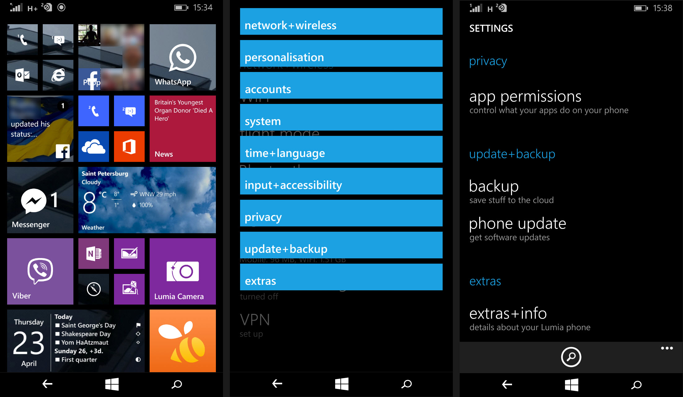 Windows Phone 8.1 Update 2 (Image Credit: Russell Smith)