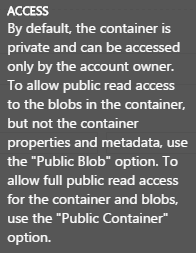 Control access to an Azure storage account container (Image Credit: Aidan Finn)