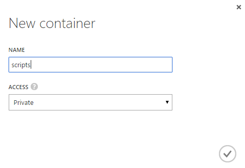 Create a new Azure storage account container (Image credit: Aidan Finn)